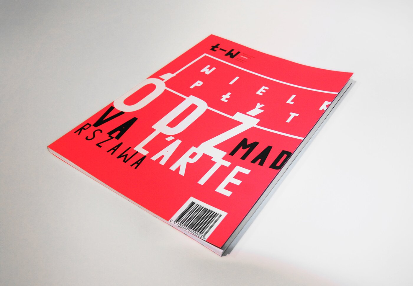 Photography of a magazine cover