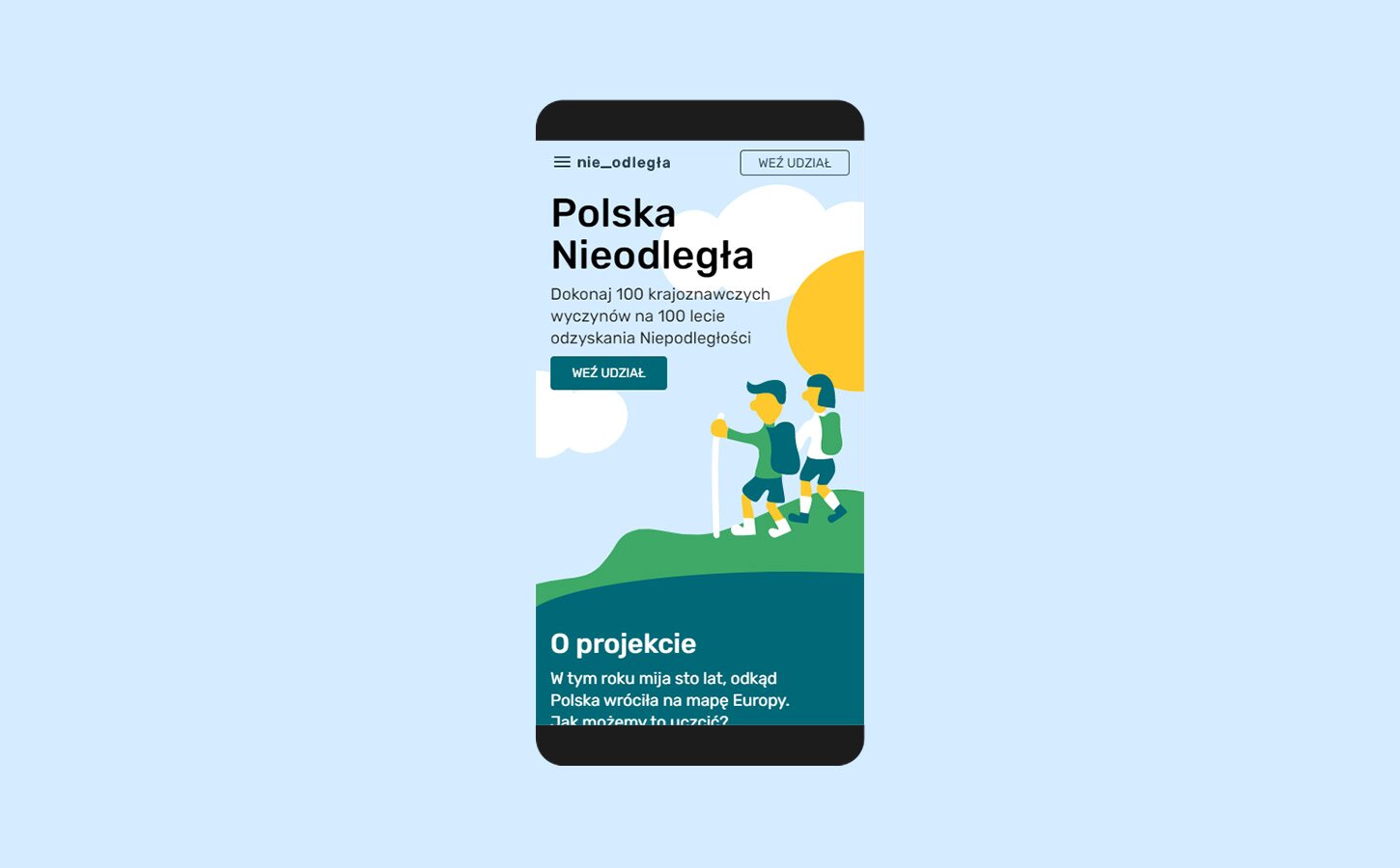 Nieodlegla.pl - Mobile version