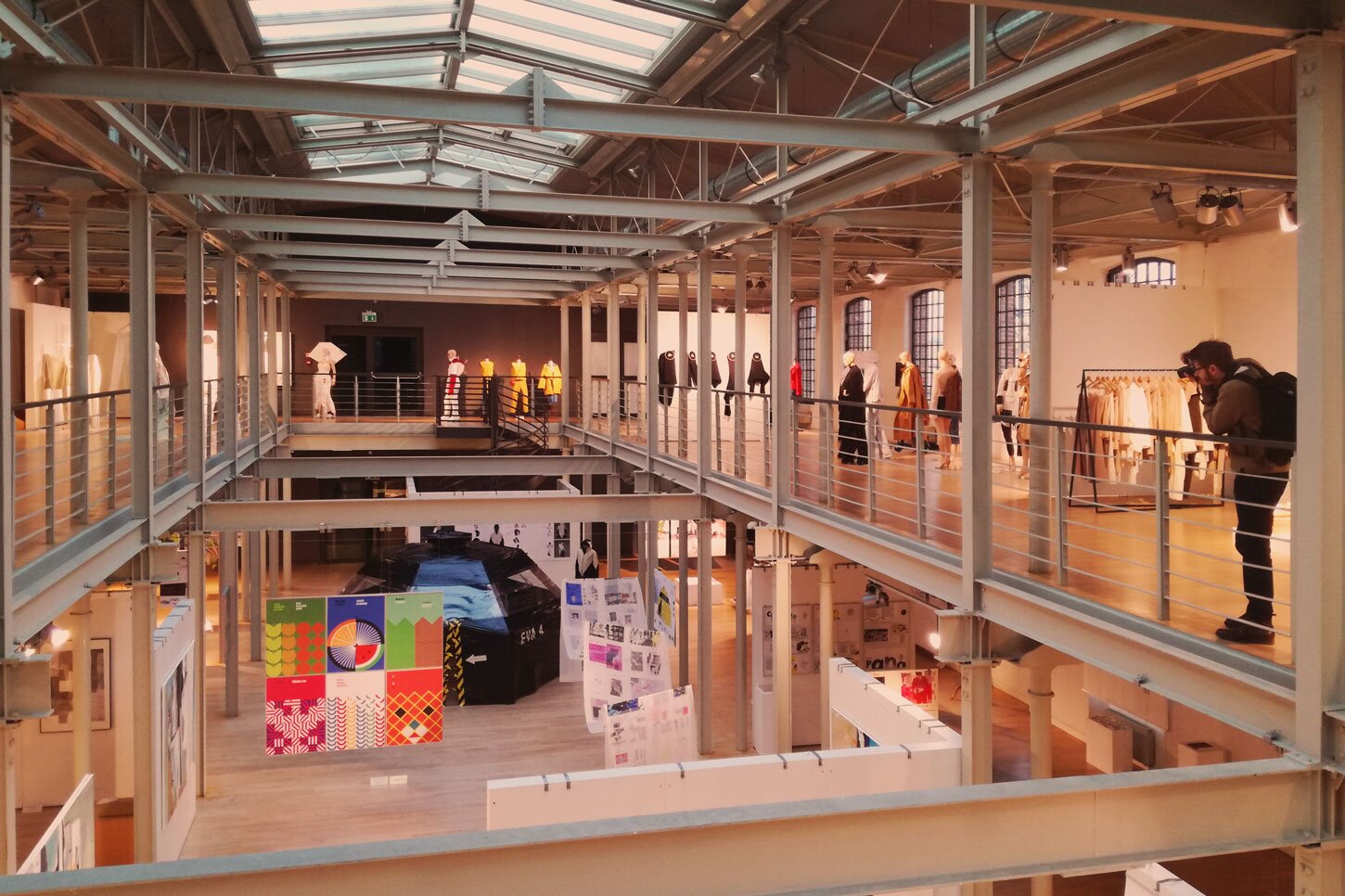 A photography of the art gallery