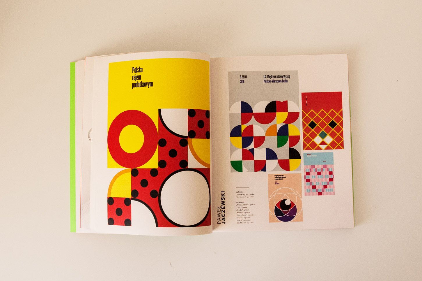 A spread from Prime Time competition catalogue with my posters