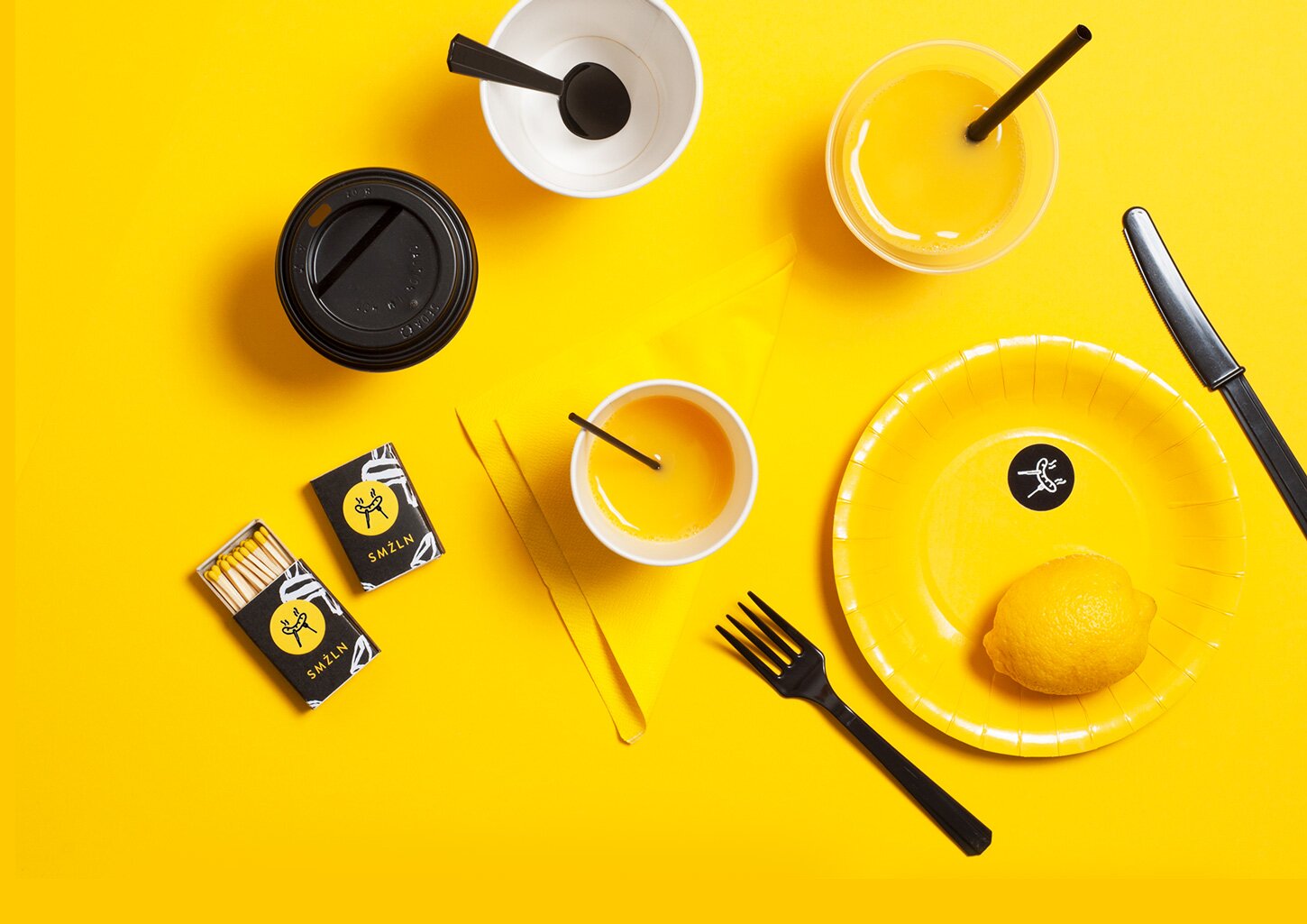 Photography of disposable tableware